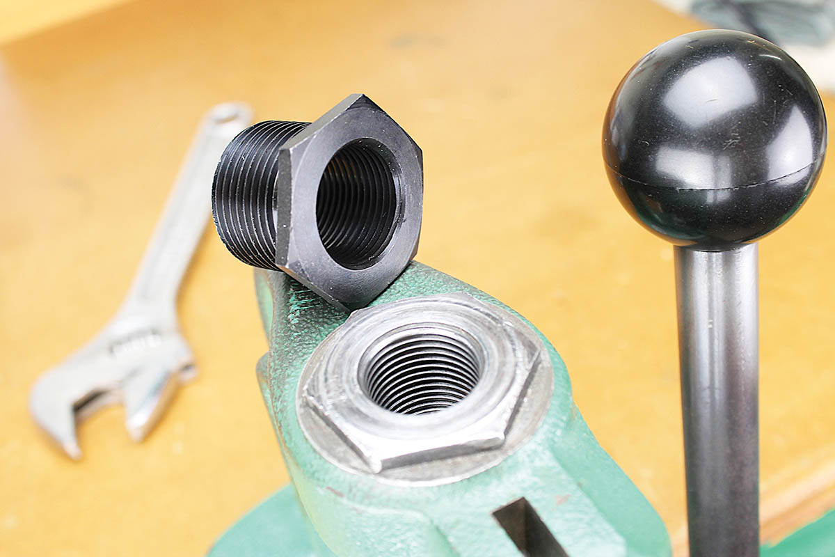 The larger Z Series dies require a larger bushing, available as an accessory from Redding.